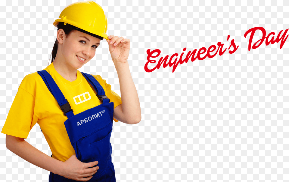 Engineer Worker, Clothing, Hardhat, Helmet, Person Free Transparent Png