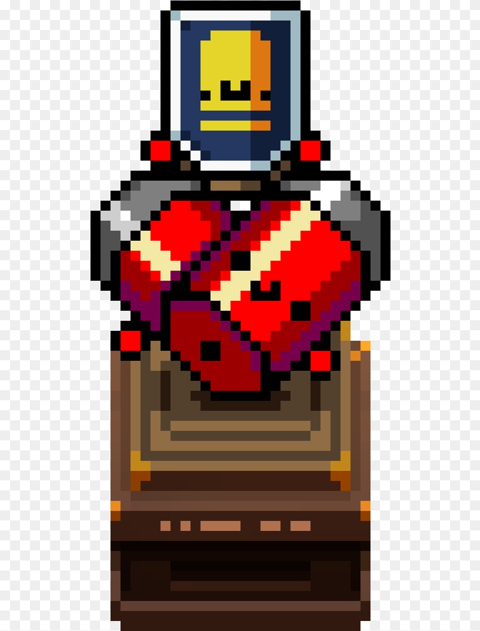 Transparent Enter The Gungeon Enter The Gungeon Heart, Robot, Qr Code Png