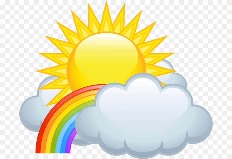 Transparent Entrevista Clipart Sun With Rainbow Clipart, Nature, Outdoors, Sky, Logo Free Png Download