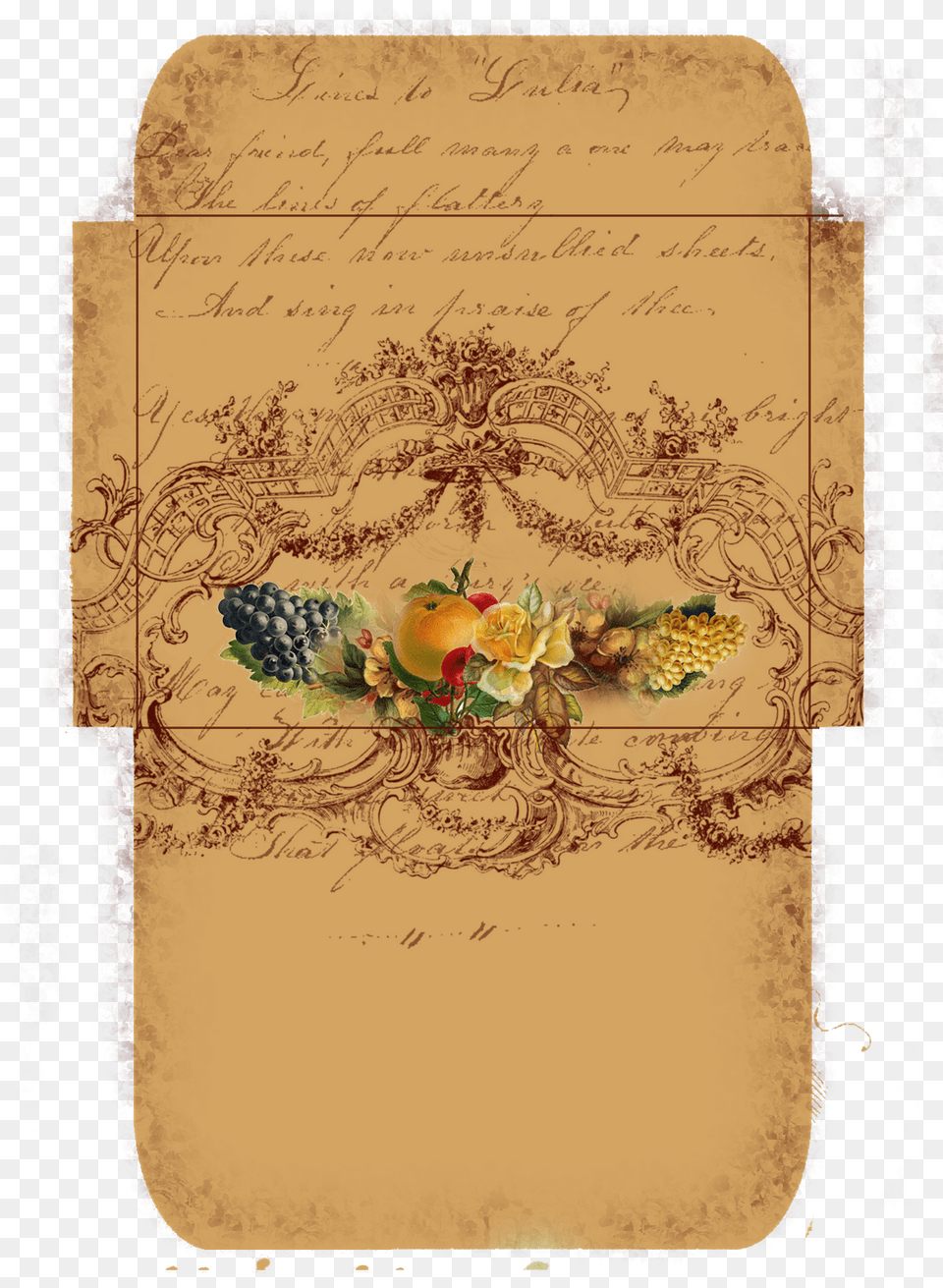 Transparent Envelope Transparent Paper, Diary, Art, Floral Design, Graphics Free Png Download