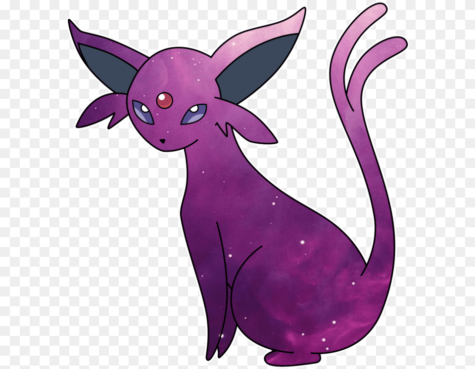 Transparent Espeon Galaxy Cool Wallpaper Espeon, Animal, Cat, Mammal, Pet Free Png