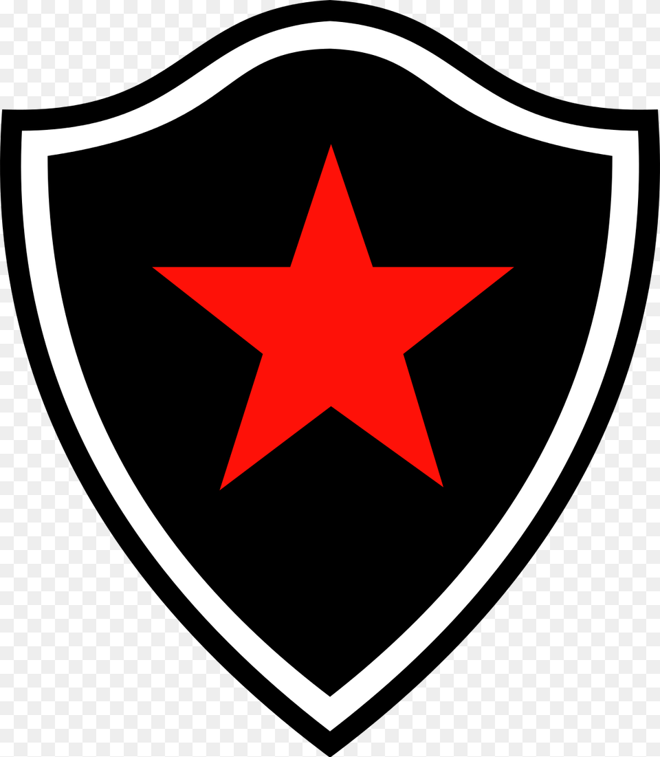 Transparent Estrella Blanca Botafogo Pb X Fortaleza, Symbol, Star Symbol, Armor Free Png Download