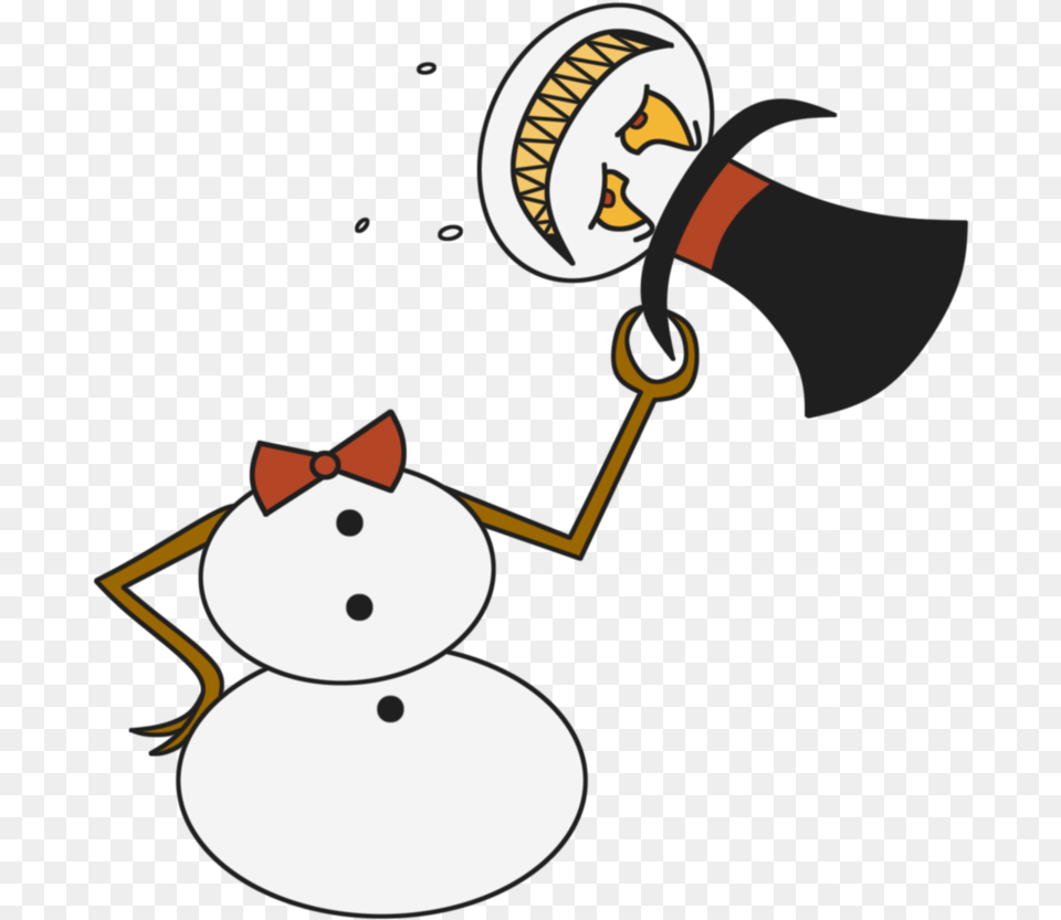 Transparent Evil Snowman Clipart Evil Snowman Cartoon, Nature, Outdoors, Winter, Snow Free Png Download