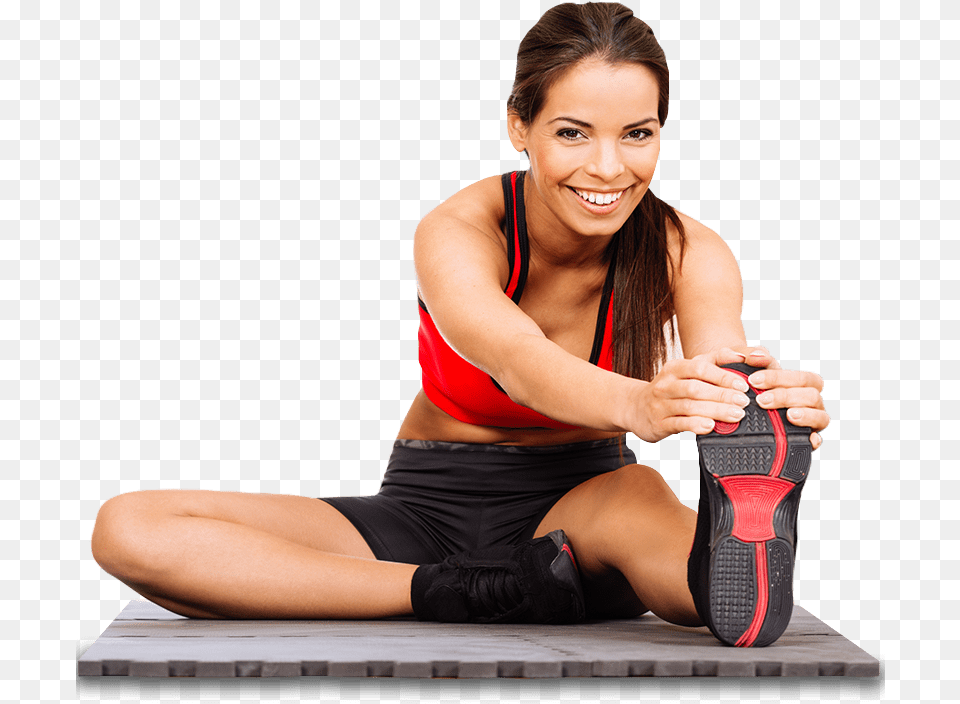 Transparent Excercise Sitting, Adult, Stretch, Shoe, Person Free Png Download