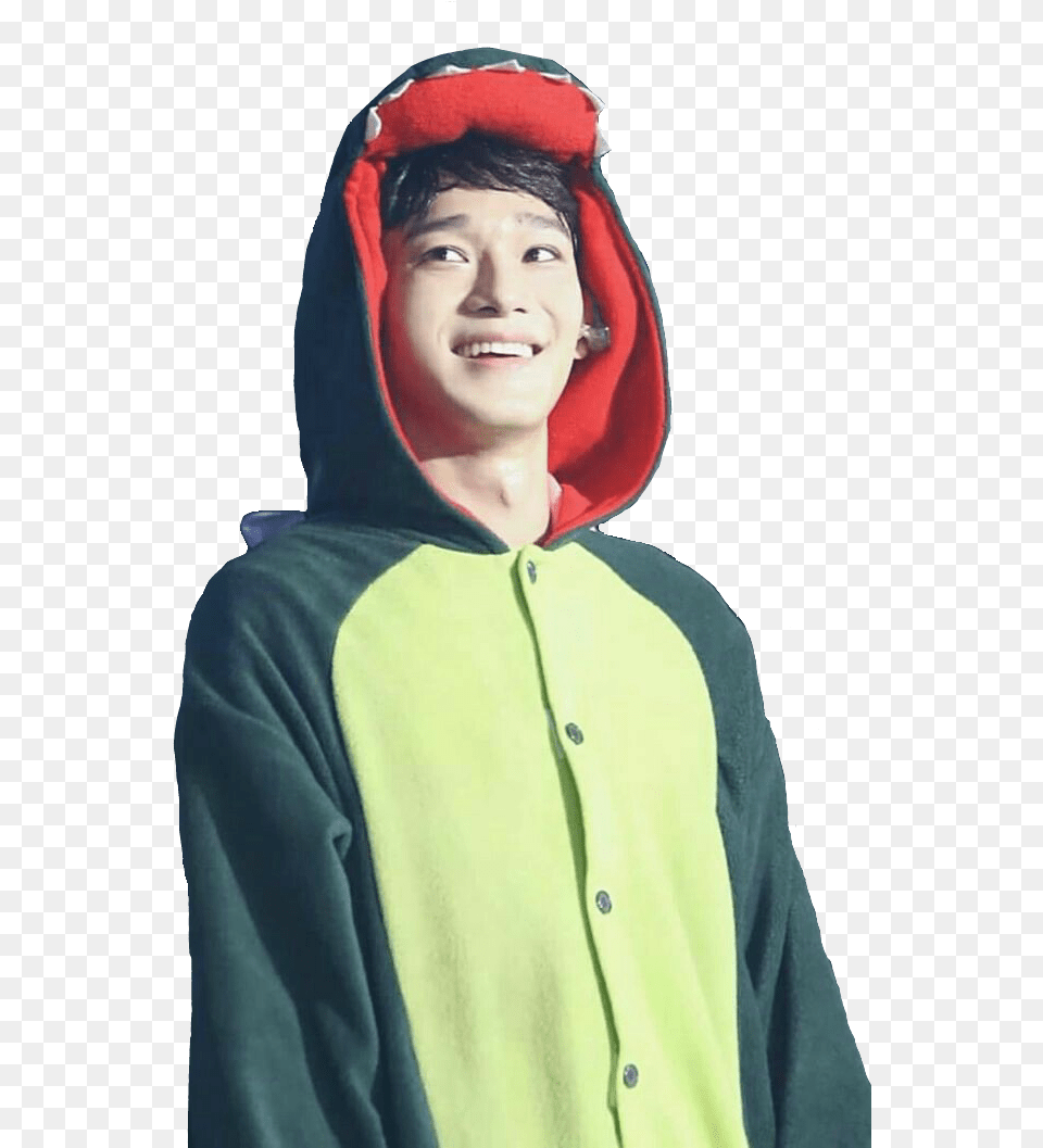 Transparent Exo Chen Cute Exo Chen, Hood, Clothing, Coat, Face Free Png