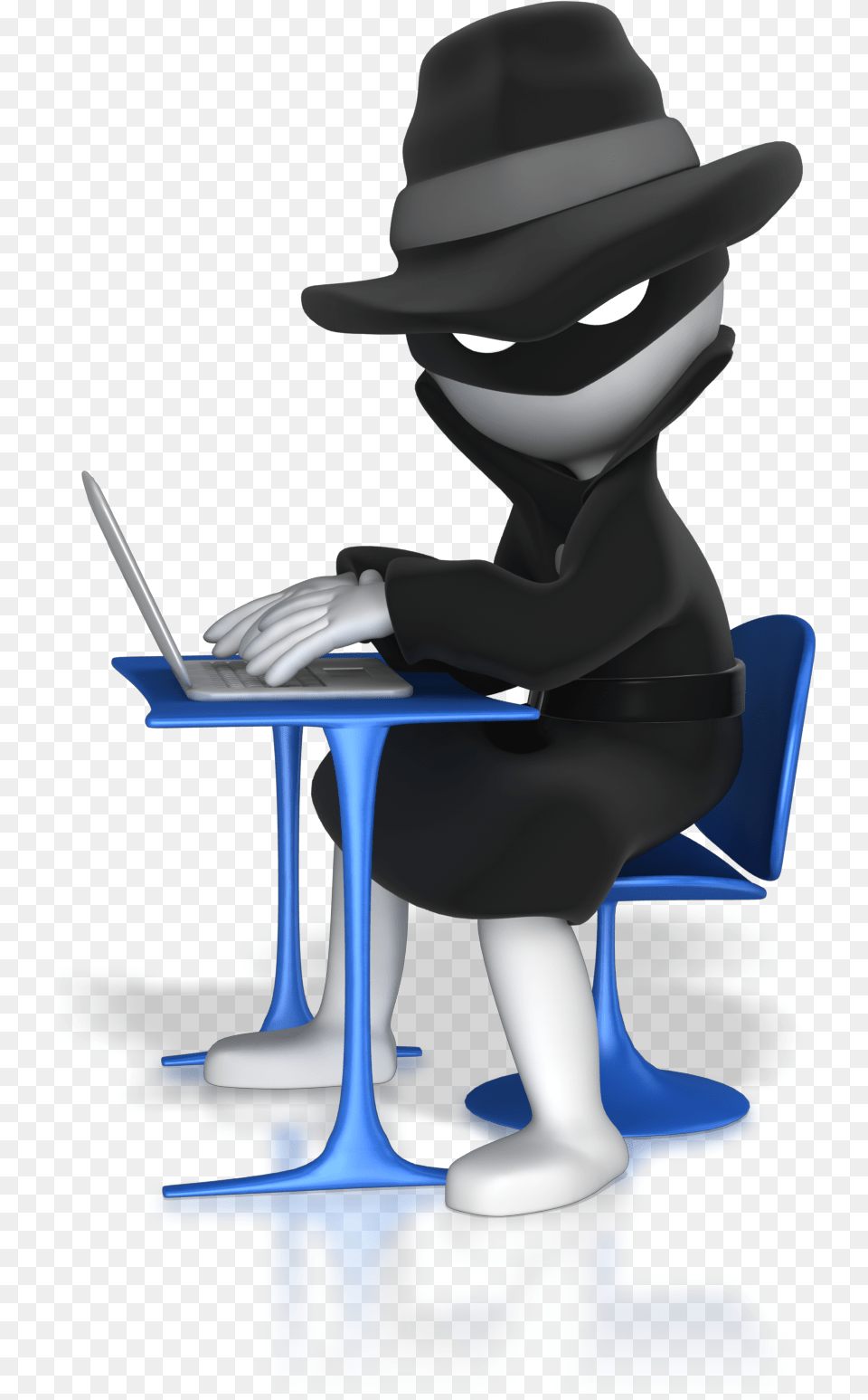 Transparent Expert Clipart Computer Thief Clipart, Clothing, Hat, Sitting, Reading Free Png Download