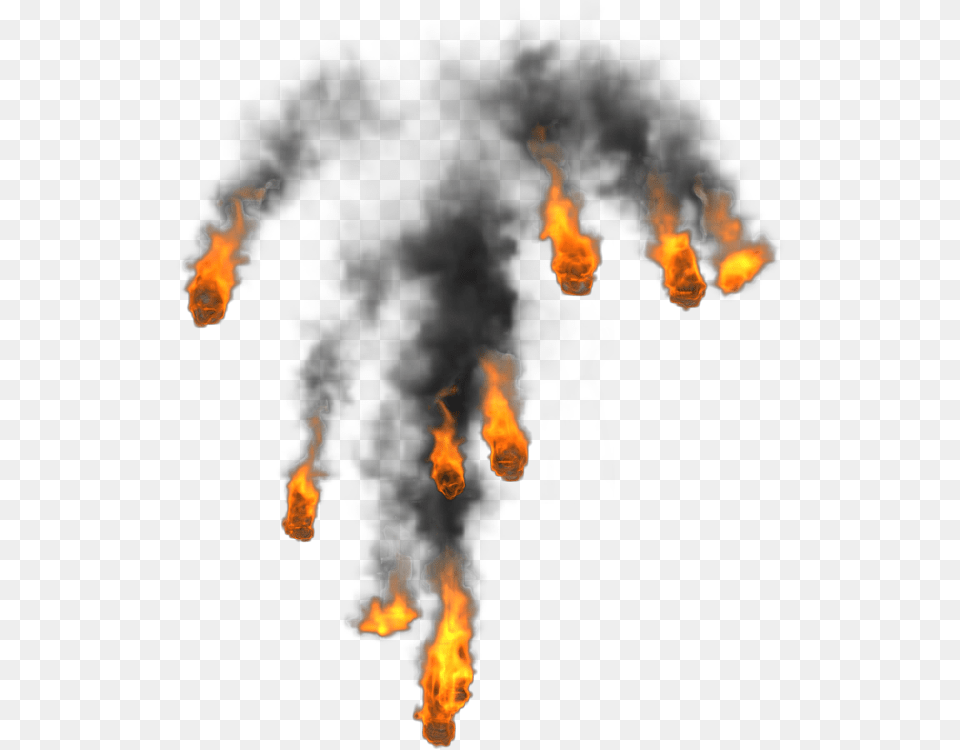 Transparent Explosion Animation Fire With Smoke, Flame, Bonfire Png Image