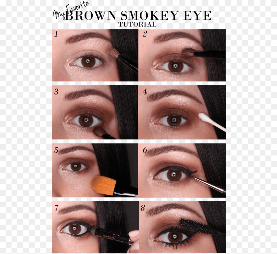 Transparent Eye Makeup Smokey Eye Brown Eye Makeup, Art, Brush, Collage, Device Png