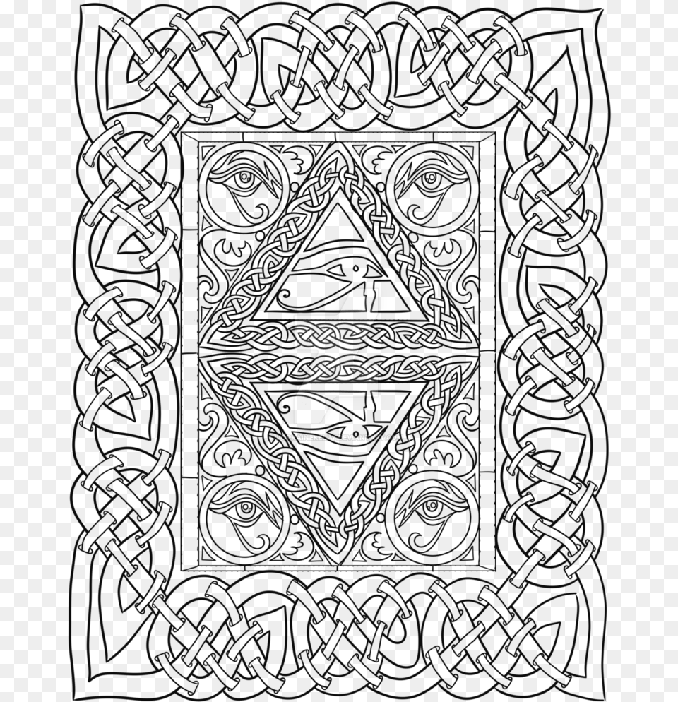 Transparent Eye Of Horus Eye Of Horus Coloring Page, Text Free Png
