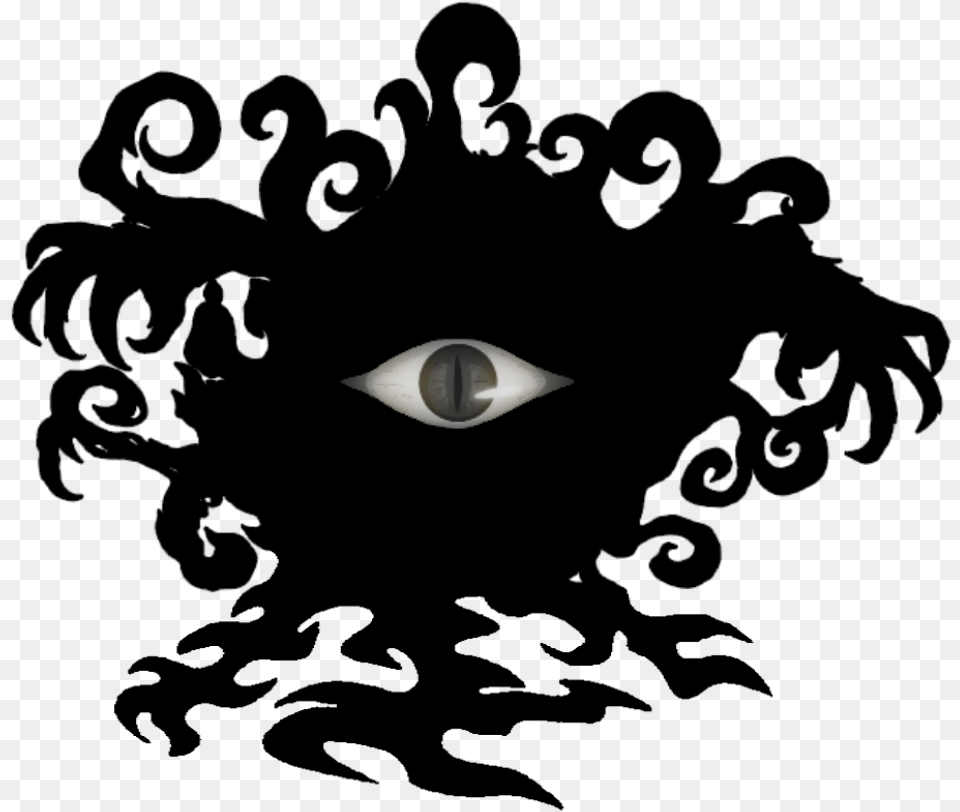 Transparent Eye Outline Yokai Watch Kuroi Watch Free Png Download