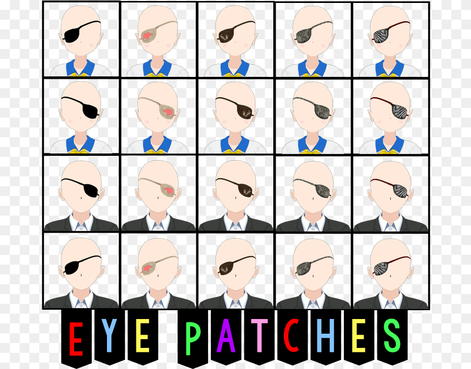 Eyepatch Clipart Mmd Eyepatch, Accessories, Sunglasses, Tie, Glasses Free Transparent Png