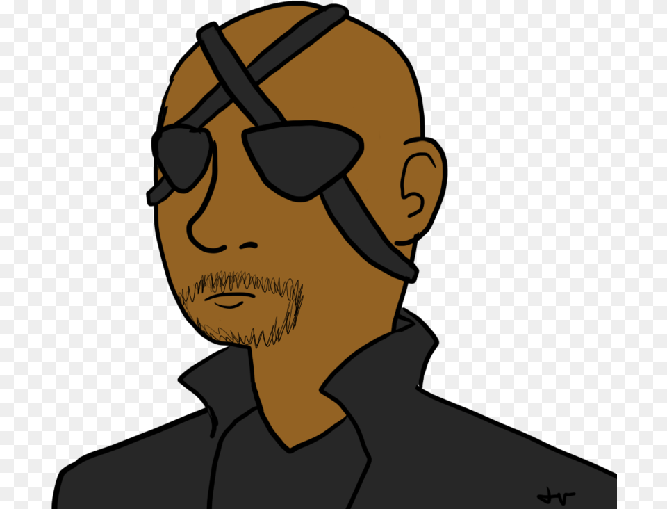 Transparent Eyepatch Clipart Nick Fury 2 Eye Patch, Accessories, Sunglasses, Adult, Male Png