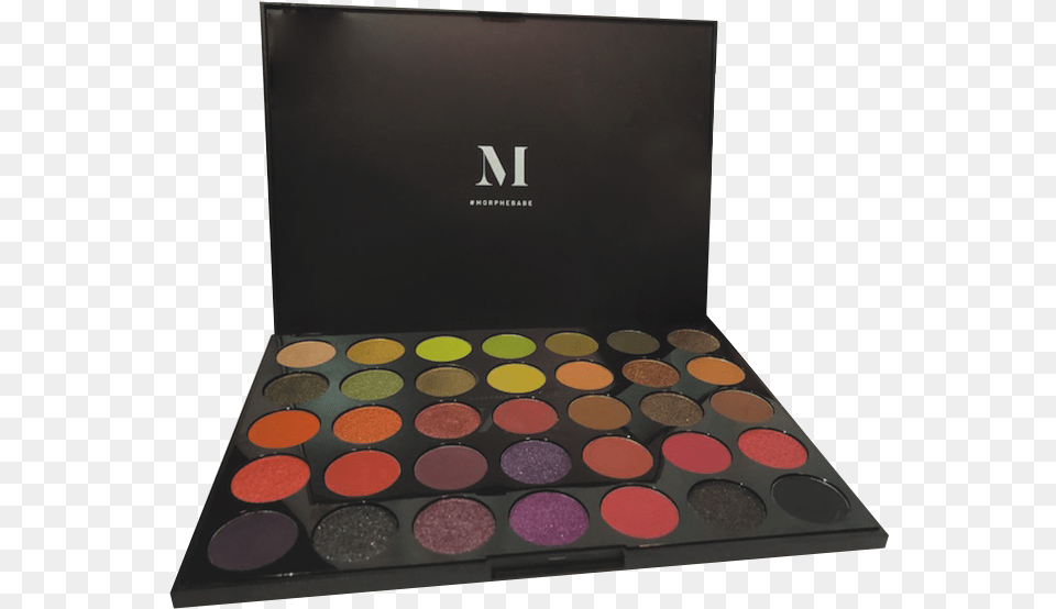 Transparent Eyeshadow Clipart Morphe 35m Palette Transparent, Paint Container, Computer, Electronics, Laptop Png