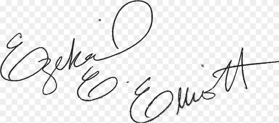 Transparent Ezekiel Elliott Line Art, Handwriting, Text, Signature Png