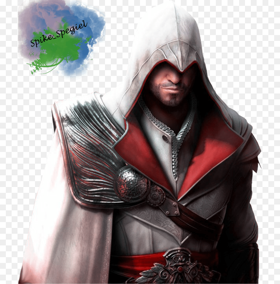 Ezio Auditore Ezio Auditore Face Brotherhood, Fashion, Adult, Male, Man Free Transparent Png