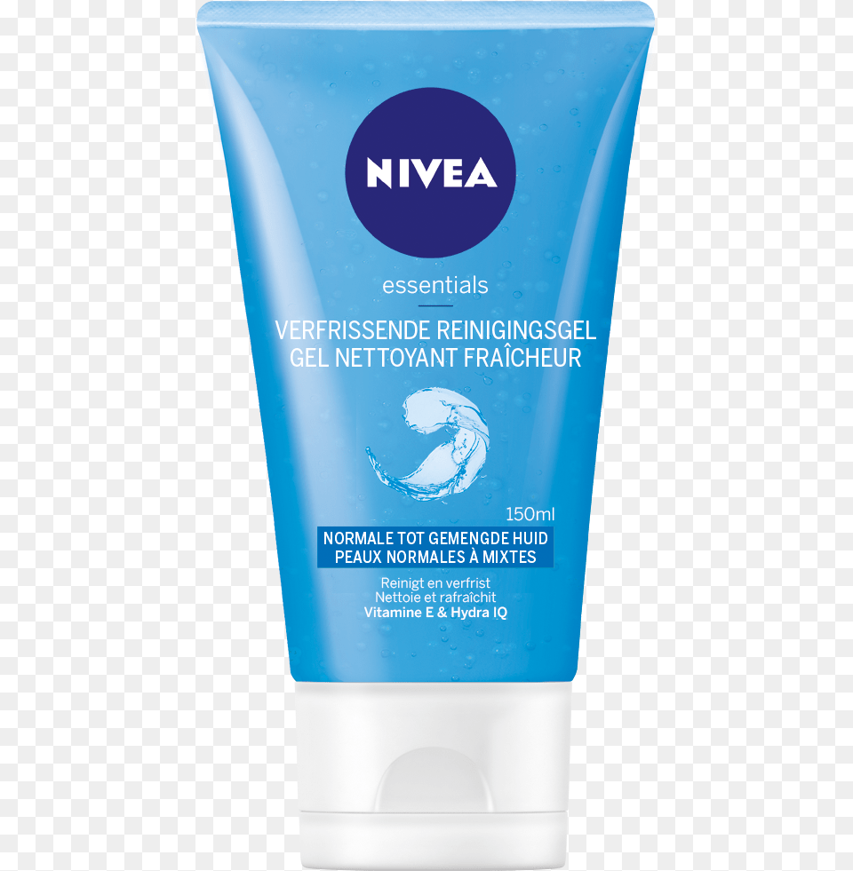 Transparent Fabuloso Nivea Aqua Effect, Bottle, Lotion, Cosmetics, Sunscreen Free Png Download