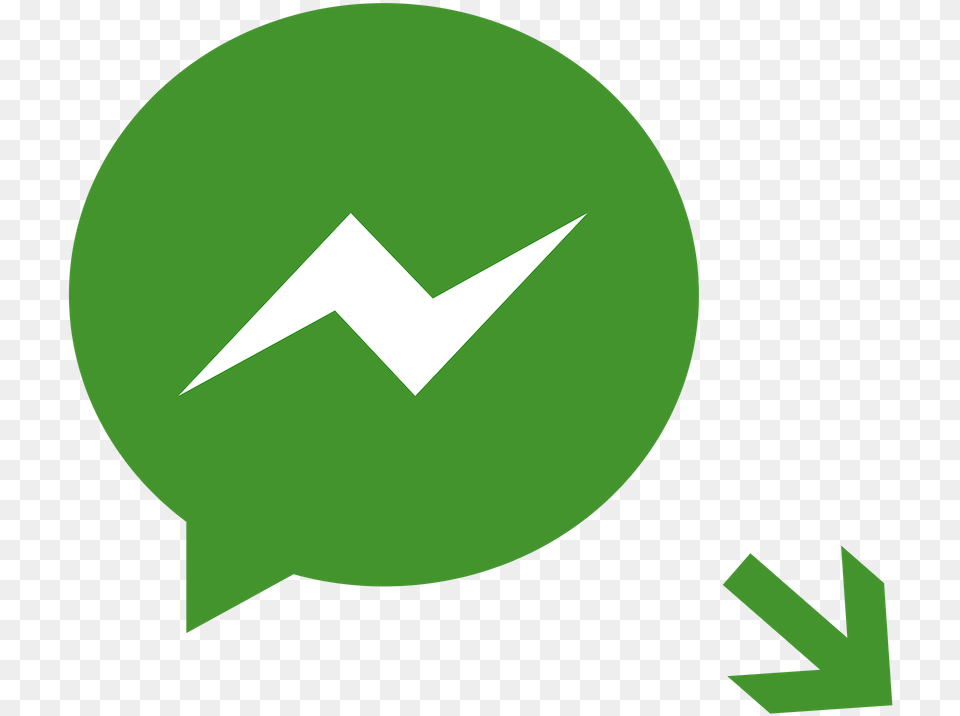 Transparent Facebook Messenger Icon Icon Facebook Messenger, Green, Symbol Free Png