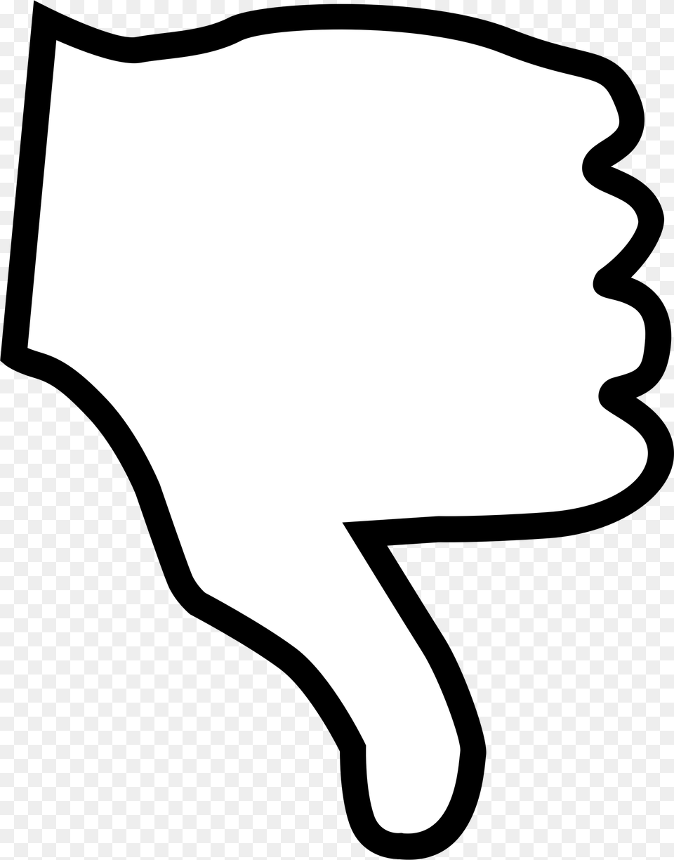 Transparent Facebook Thumbs Down Easy To Draw Thumbs Down, Silhouette, Clothing, Hat, Stencil Free Png Download