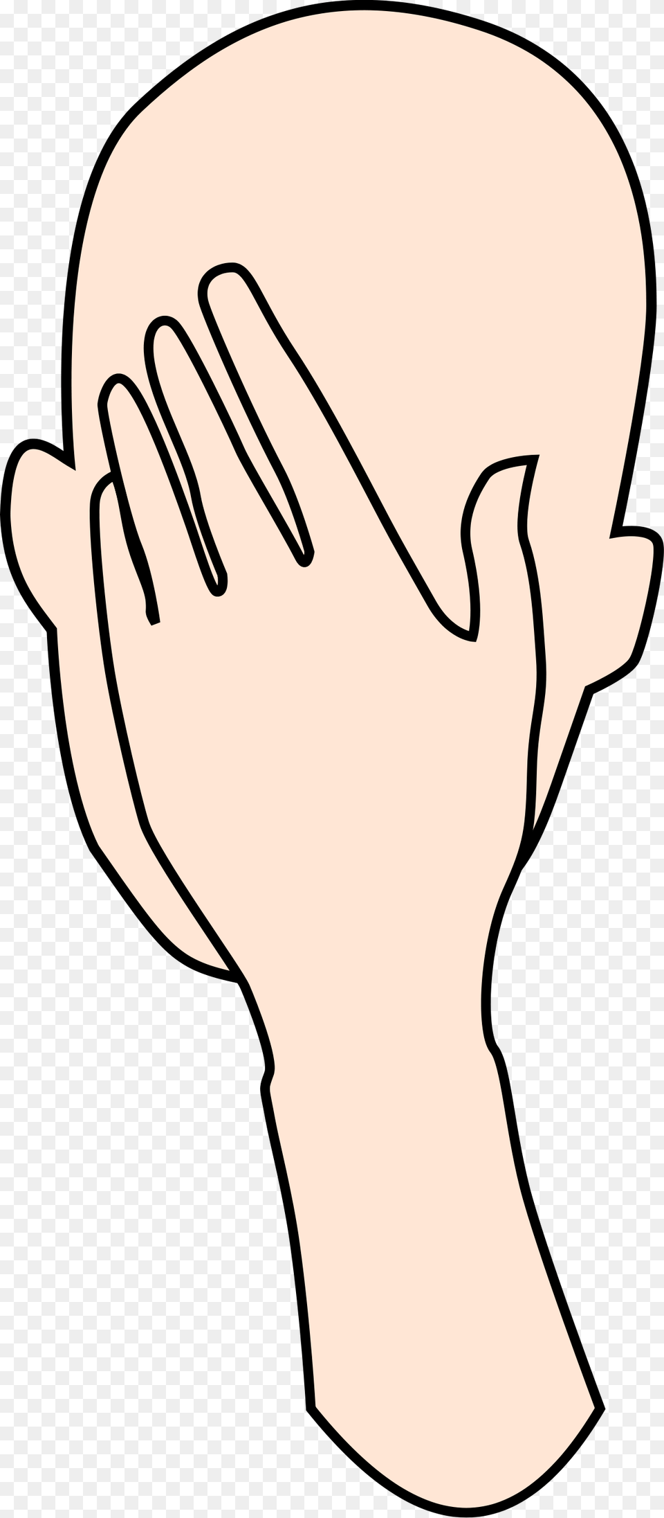 Transparent Facepalm Facepalm Hand, Person Free Png Download