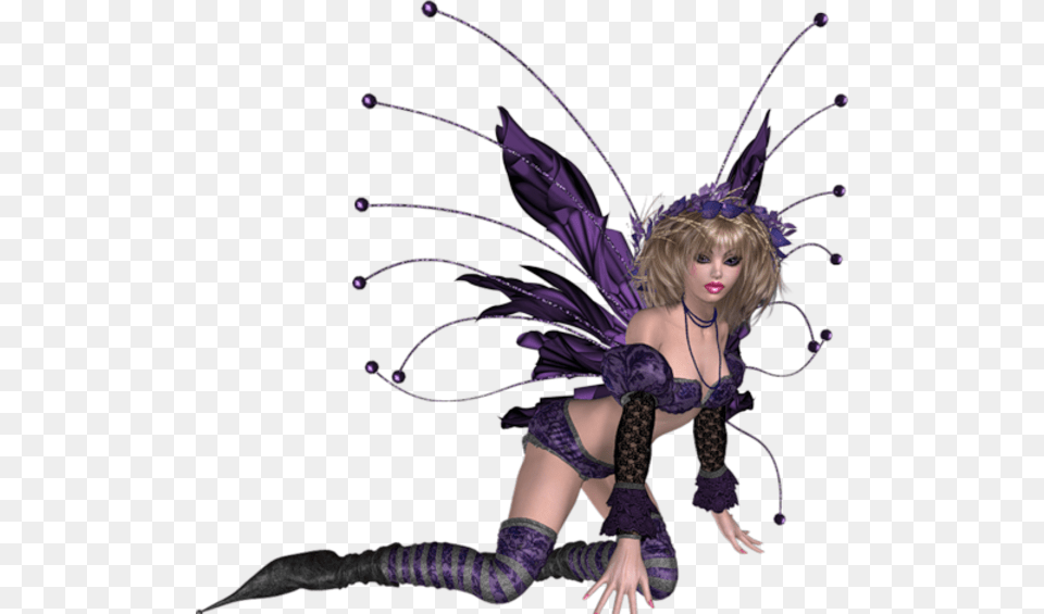 Transparent Fairy Purple Purple Fairy Transparent Clipart, Clothing, Costume, Person, Face Png Image