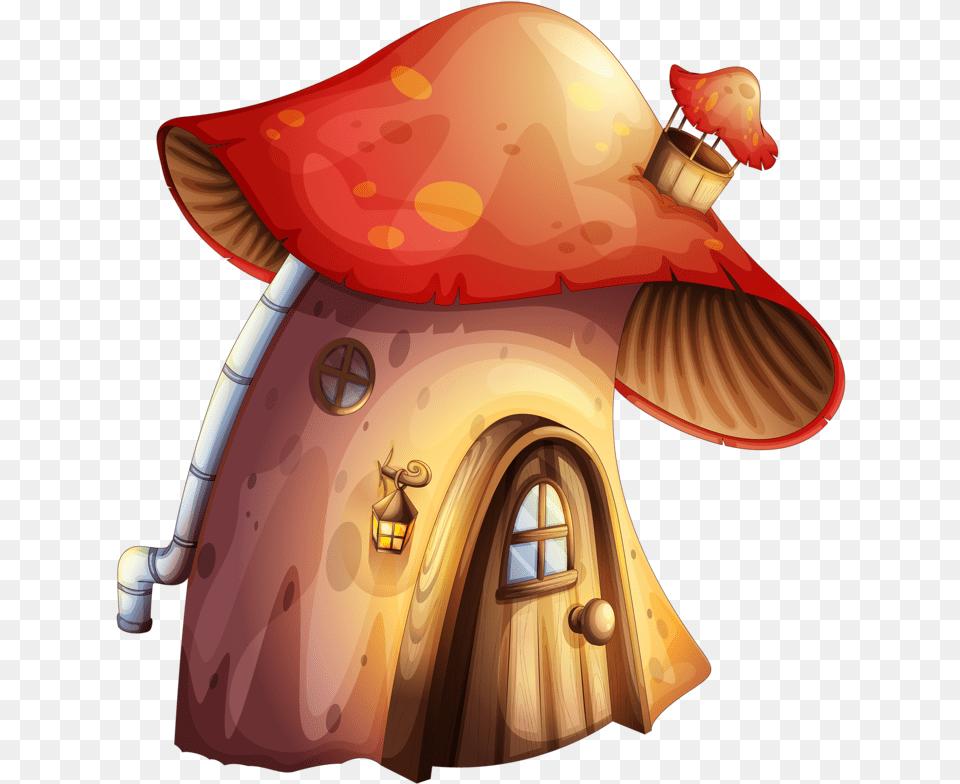 Transparent Fairy Vector Gnome Mushroom Clipart, Architecture, Rural, Building, Countryside Free Png Download