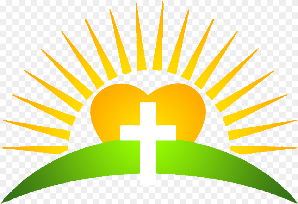 Transparent Faith Hope And Love Clipart Sun Cross Clipart, Symbol, Logo, Animal, Fish Free Png