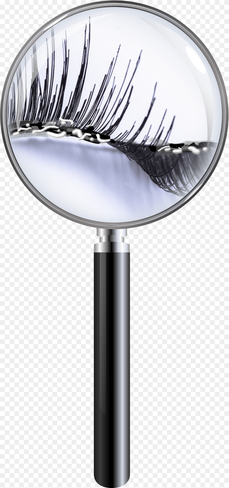 Transparent Fake Eyelashes Makeup Brushes, Magnifying Free Png Download