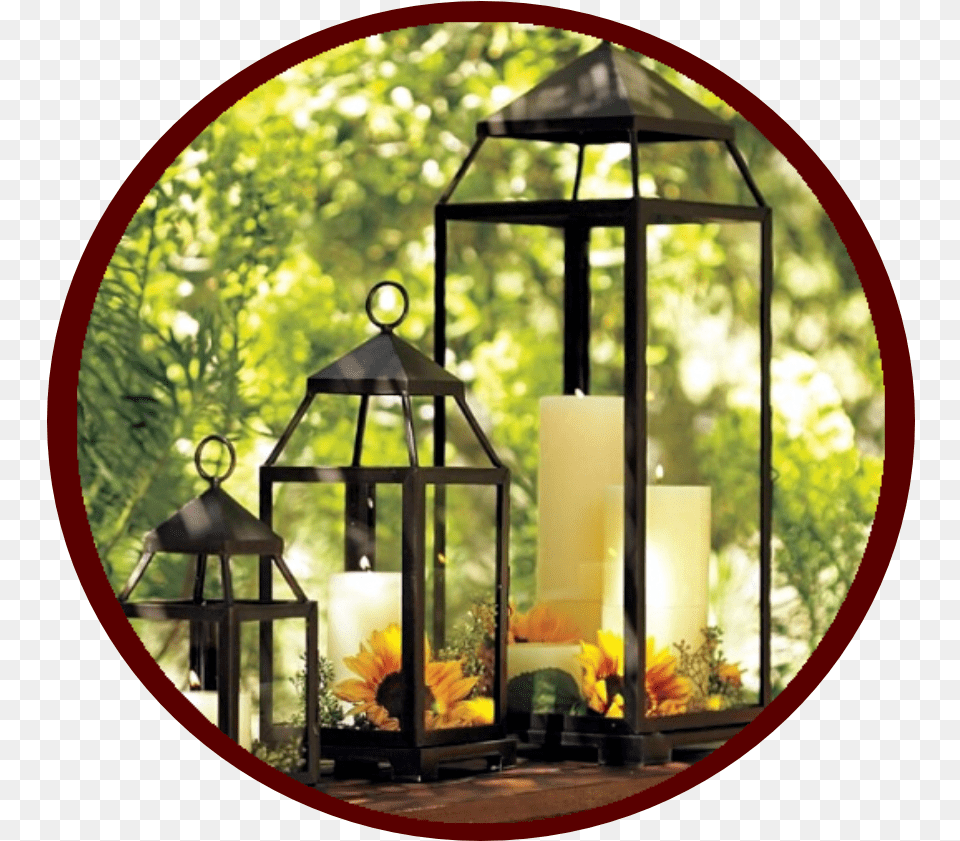 Transparent Fall Decorate Lanterns For Summer, Lamp, Lantern, Candle, Outdoors Png