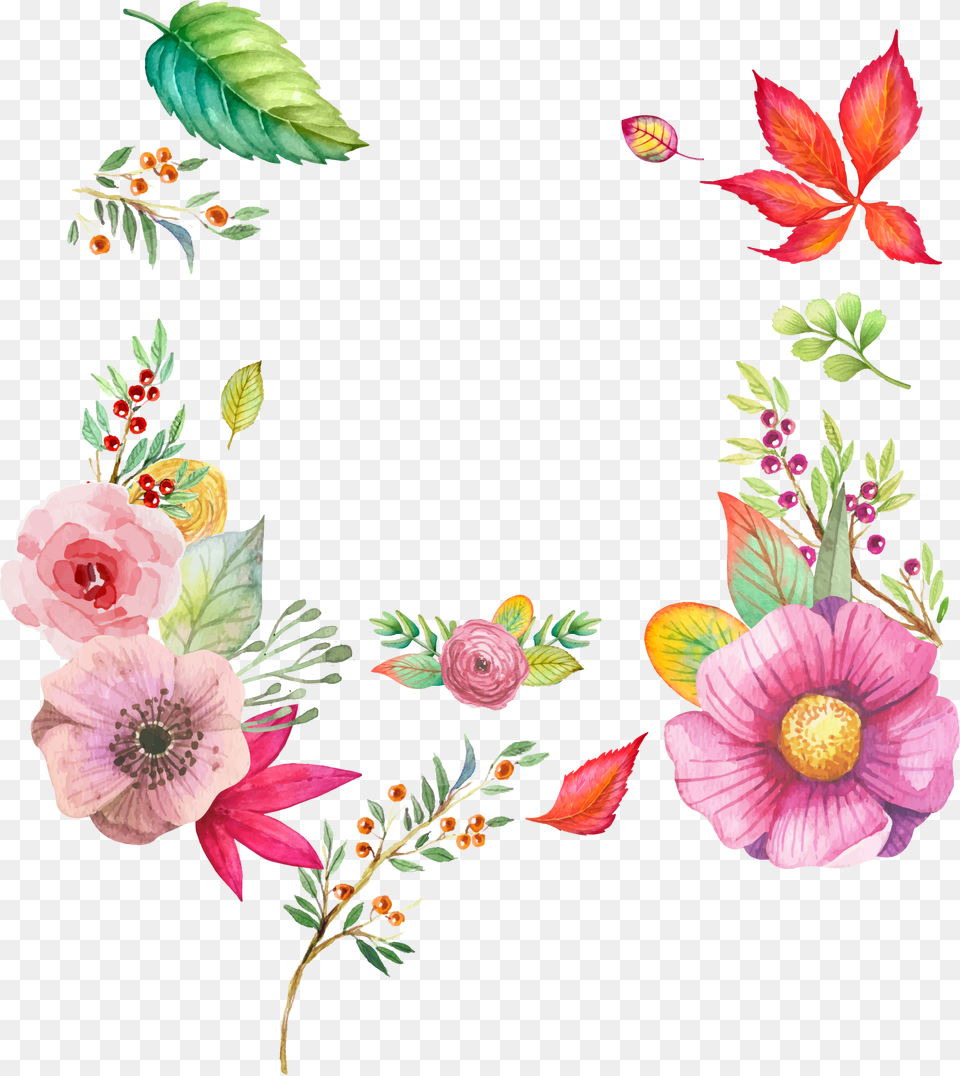 Transparent Fall Flowers Clipart, Art, Floral Design, Graphics, Pattern Free Png