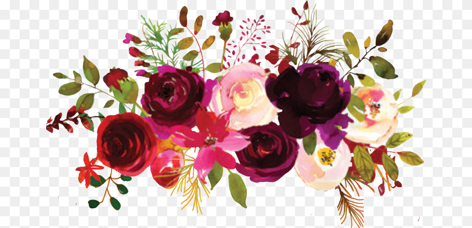 Fall Flowers Watercolor Fall Flowers, Art, Pattern, Graphics, Floral Design Free Transparent Png