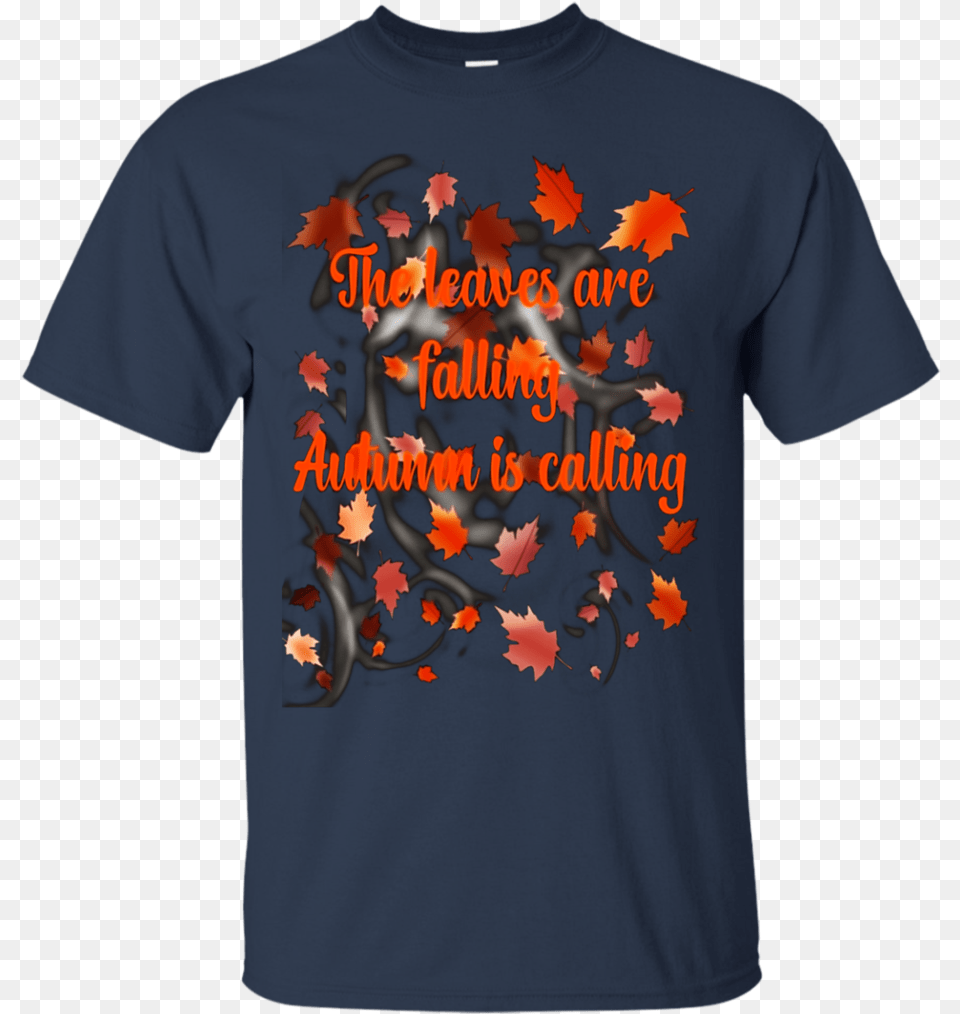 Fall Leaves Falling Marshmallow Into A Piggy Bank, Clothing, T-shirt, Leaf, Plant Free Transparent Png