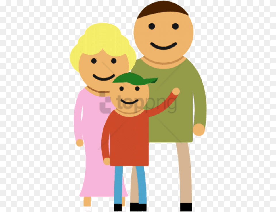 Transparent Family Clipart Family Cartoon Gif, People, Person, Face, Head Png Image