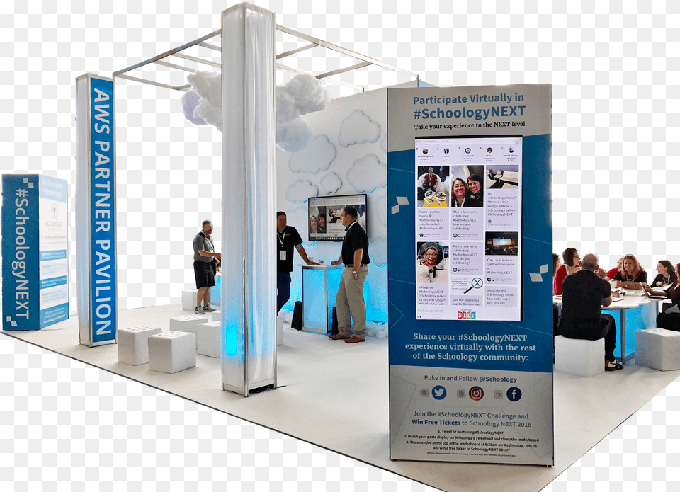 Transparent Fancy Banner Exhibition Event, Advertisement, Poster, Person, Crowd Free Png Download