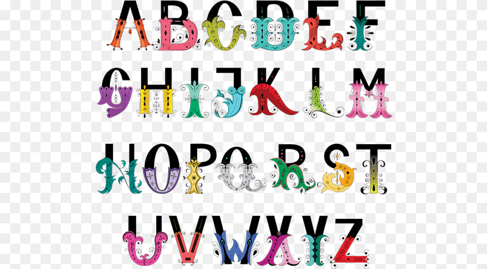 Fancy Letter A Alphabet Unique Fancy Fonts, Text, Blackboard Free Transparent Png