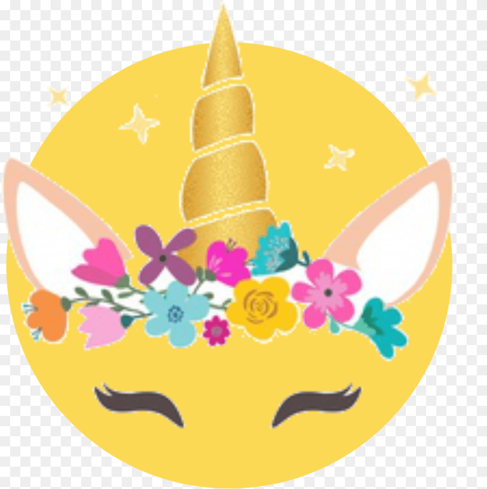 Transparent Fancy Nancy Clipart Unicorn Face With Flowers, Person, Clothing, Hat, People Free Png Download