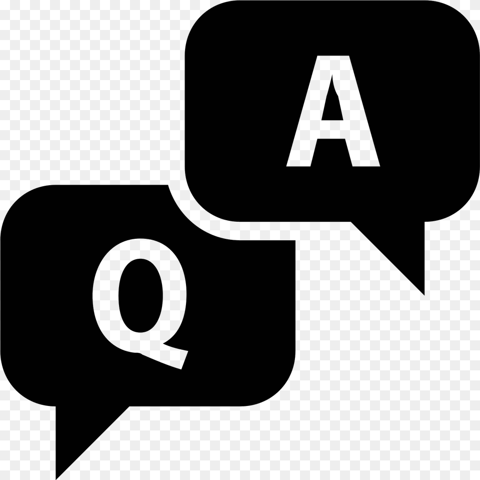 Transparent Faq Q And A Icon, Gray Free Png