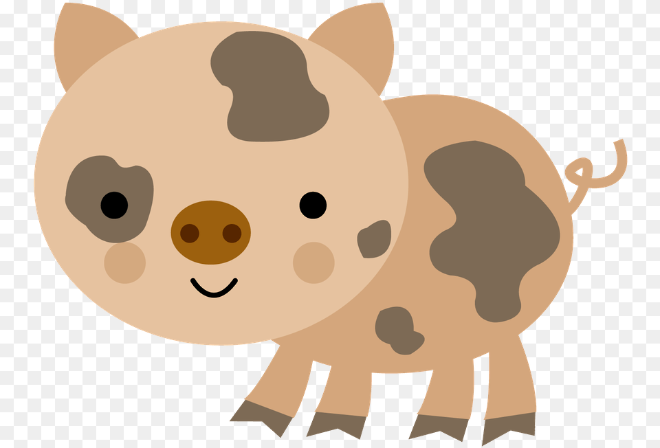 Transparent Farm Animals Clipart If You Give A Pig A Pancake Spoon, Baby, Person, Animal, Mammal Png