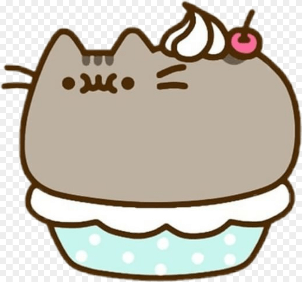 Transparent Fat Cat Clipart Kawaii Fat Cat, Birthday Cake, Cake, Cream, Dessert Png