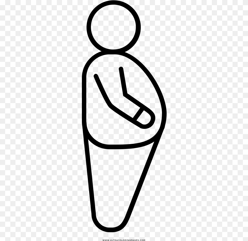Transparent Fat Man Hombre Gordo Para Dibujar, Gray Png Image