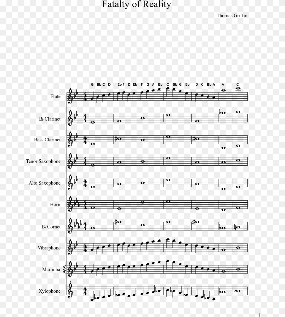 Transparent Fatality Marine Corps Hymn Sheet Music Trumpet, Gray Free Png Download
