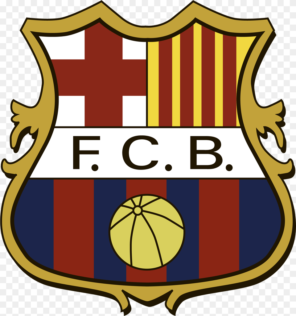 Fc Barcelona Fc Barcelona Old Logo, Armor, Shield, First Aid Free Transparent Png