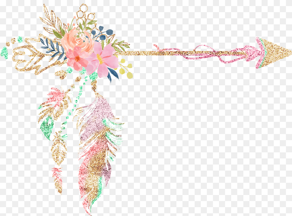 Transparent Feathers Arrow Boho Arrow Clipart, Pattern, Accessories, Art, Jewelry Png