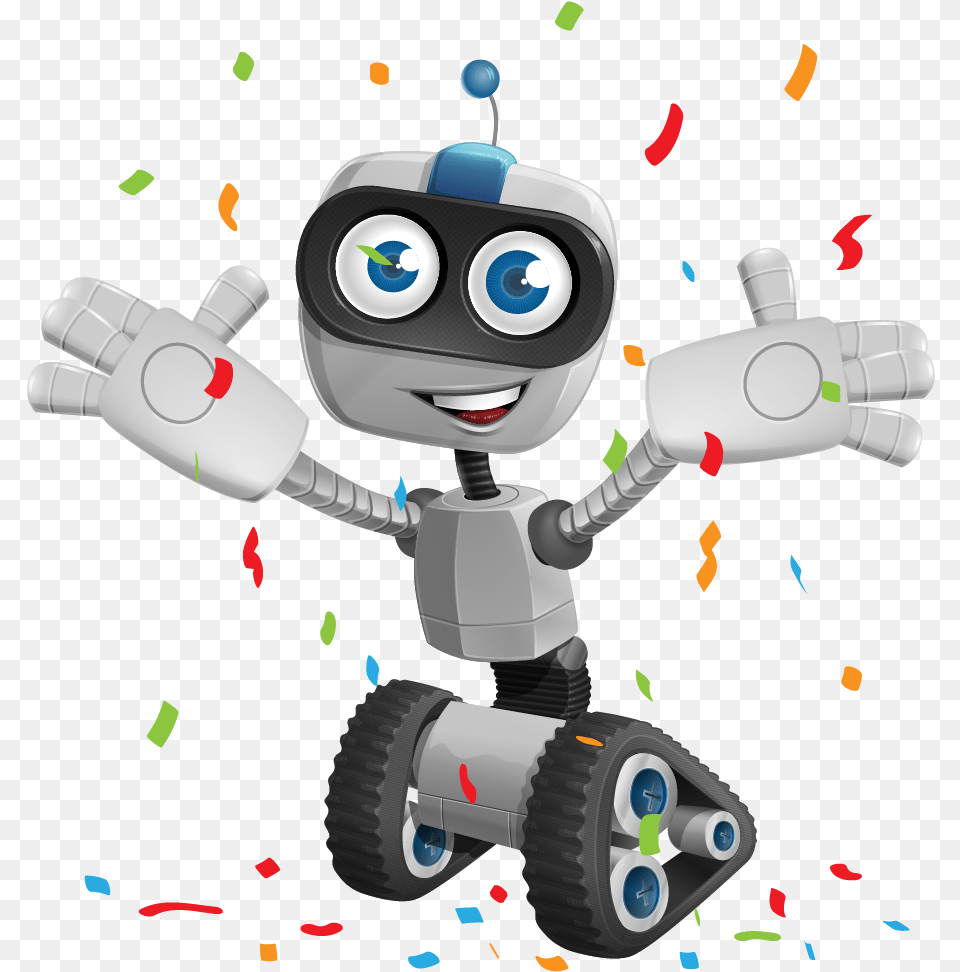 Feliz Nuevo 2016 Robotics Animated, Robot, Device, Grass, Lawn Free Transparent Png