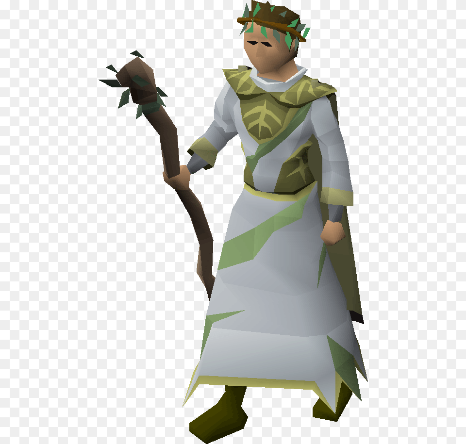 Female Soldier 3rd Age Druidic Osrs, Baby, Person, Clothing, Dress Free Transparent Png