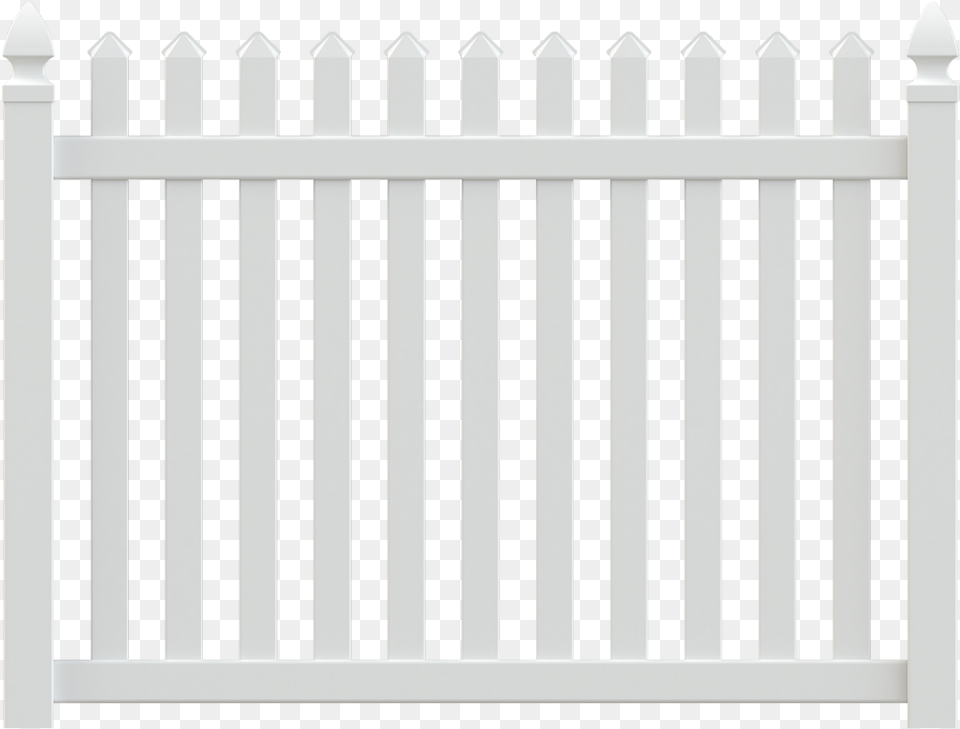 Transparent Fence Clipart Superior 1 1 2 Deluxe Picket Fence, Gate Free Png