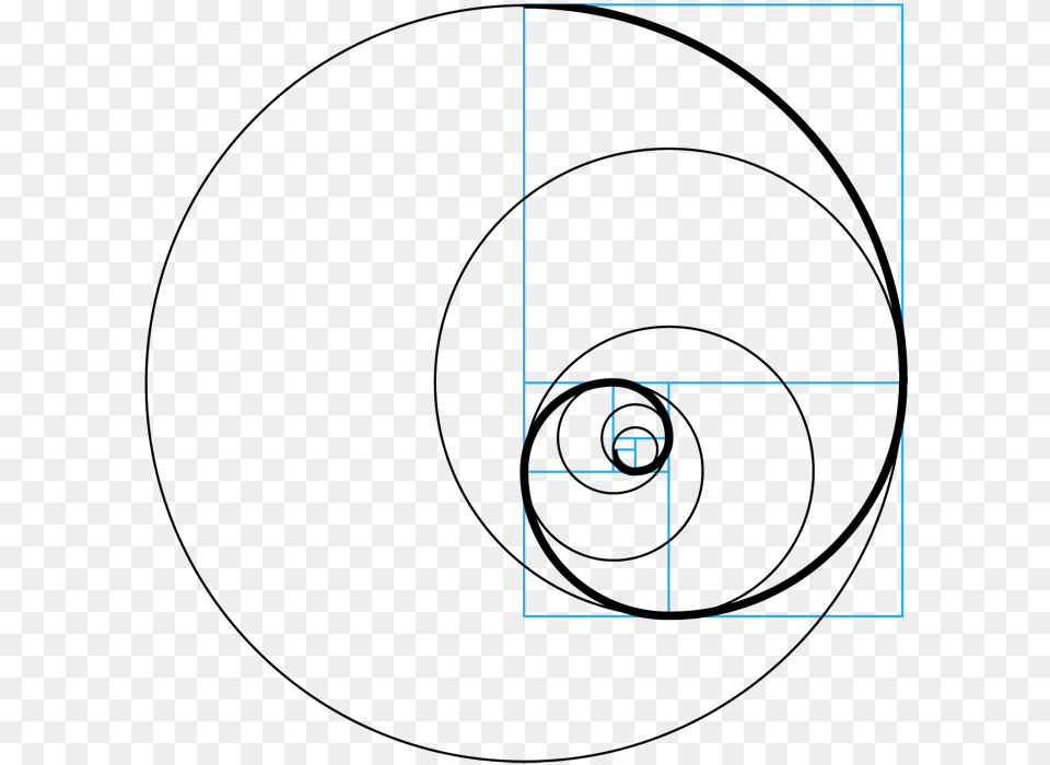 Transparent Fibonacci Spiral Circle, Recycling Symbol, Symbol, Animal, Fish Free Png