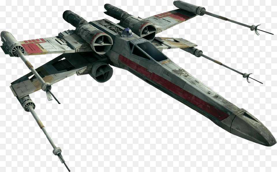 Transparent Fighter Jet Star Wars X Wing, Aircraft, Spaceship, Transportation, Vehicle Png