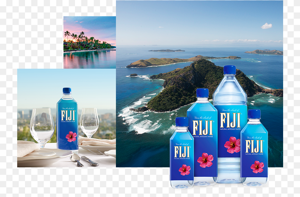 Transparent Fiji Bottle, Beverage, Water Bottle, Mineral Water, Nature Png Image