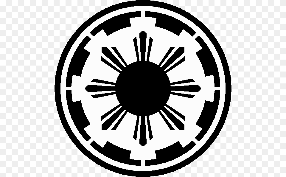 Transparent Filipino Sun Republic Logo Star Wars, Stencil, Ammunition, Grenade, Weapon Free Png Download