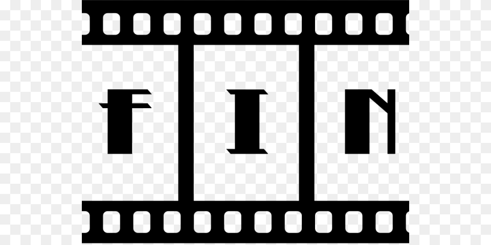 Transparent Filmstrip El Fin Clipart, Gray Png Image